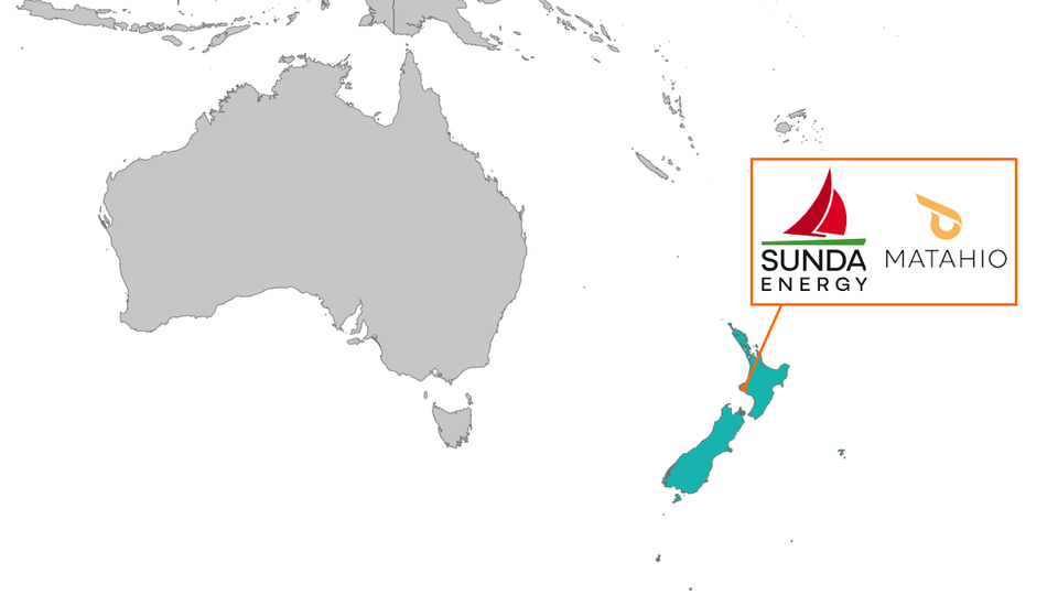 New Zealand M&A – Sunda Energy to acquire Matahio's New Zealand assets